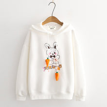 Load image into Gallery viewer, Lovely Rabbit with Carrot Hoodie