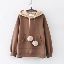 Load image into Gallery viewer, Cosy Cute Back Bear Hoodie