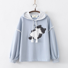 Load image into Gallery viewer, Cute Sleeping Cat Hoodie