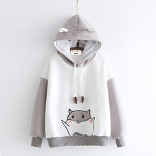Load image into Gallery viewer, Embroidered Hamster Hoodie