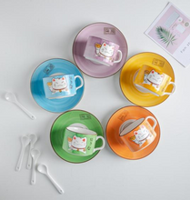 Load image into Gallery viewer, Coffee/Tea Cup & Saucer