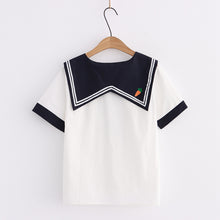 Load image into Gallery viewer, Cute Rabbit Sailor Collar T-Shirt