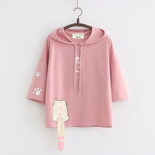 Load image into Gallery viewer, Cute Cat With Tail T-Shirt