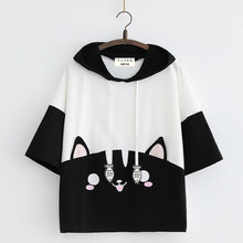 Load image into Gallery viewer, Cute Cat & Rabbit T-Shirt