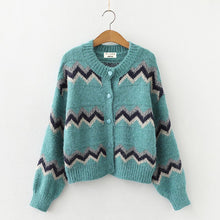 Load image into Gallery viewer, Waves Pattern Cardigan