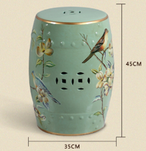 Load image into Gallery viewer, Ceramic Stool - Black & White