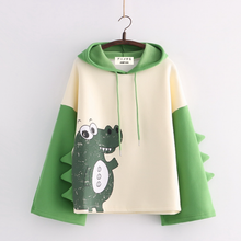 Load image into Gallery viewer, Cute Little Dino Hoodie