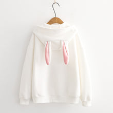 Load image into Gallery viewer, Lovely Rabbit with Carrot Hoodie
