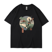 Load image into Gallery viewer, JPN Style Samurai &amp; Dino T-Shirt
