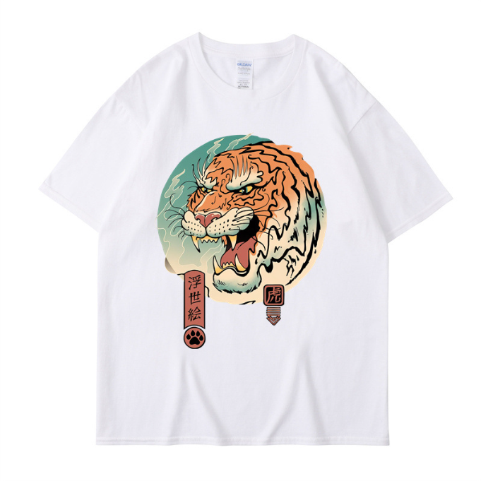 Vintage Style Tiger Head T-Shirt