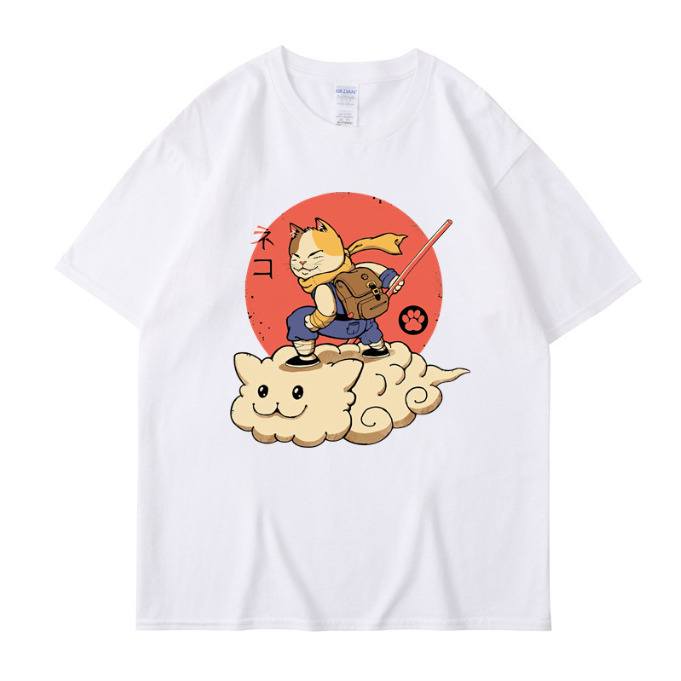 Vintage JPN Style Cat T-Shirt