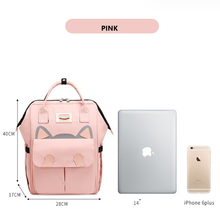 Load image into Gallery viewer, Stylish Shell Shape Cat Paw Waterproof Travel Backpack
