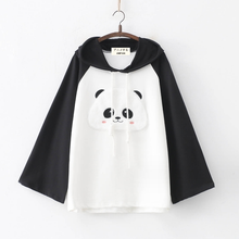 Load image into Gallery viewer, Cute Dog &amp; Panda Face Hoodie
