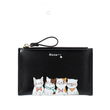 Load image into Gallery viewer, Cute Cat Print Card Holder
