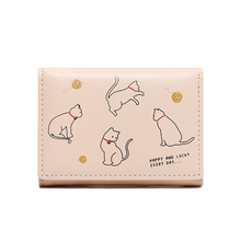 Load image into Gallery viewer, Happy &amp; Lucky Cat Print Wallet
