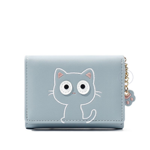 Load image into Gallery viewer, Cute Cat &amp; Paw Pull Wallet
