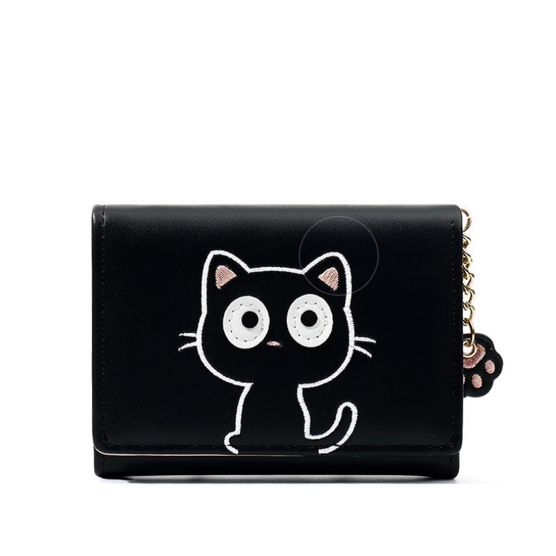 Cute Cat & Paw Pull Wallet