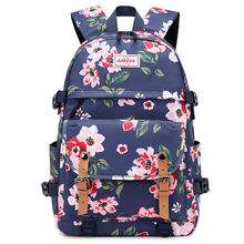 Load image into Gallery viewer, Stylish Flower Print Travle Backpack
