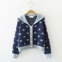 Load image into Gallery viewer, Lovely Sailor&#39;s Collar Cardigan
