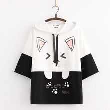 Load image into Gallery viewer, Cute Cat Image T-Shirt
