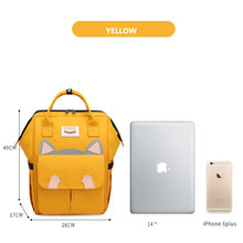Load image into Gallery viewer, Stylish Shell Shape Cat Paw Waterproof Travel Backpack
