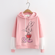 Load image into Gallery viewer, Lovely Long Ear Rabbit Hoodie
