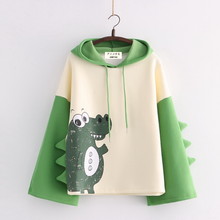 Load image into Gallery viewer, Cute Little Dino Hoodie
